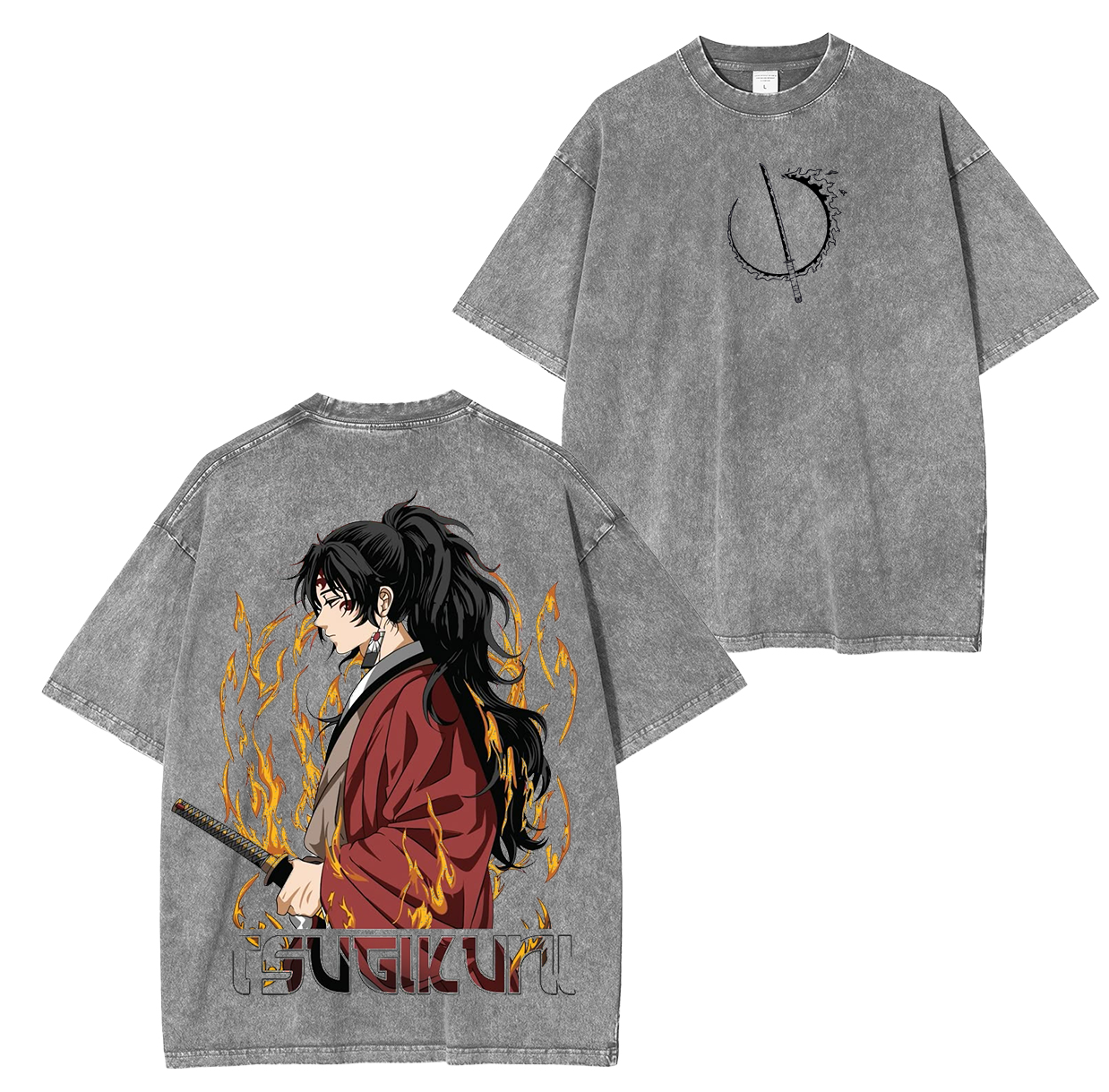 Yoriichi Tsugikuni,Demon Slayer Anime Unisex Washed T-Shirt