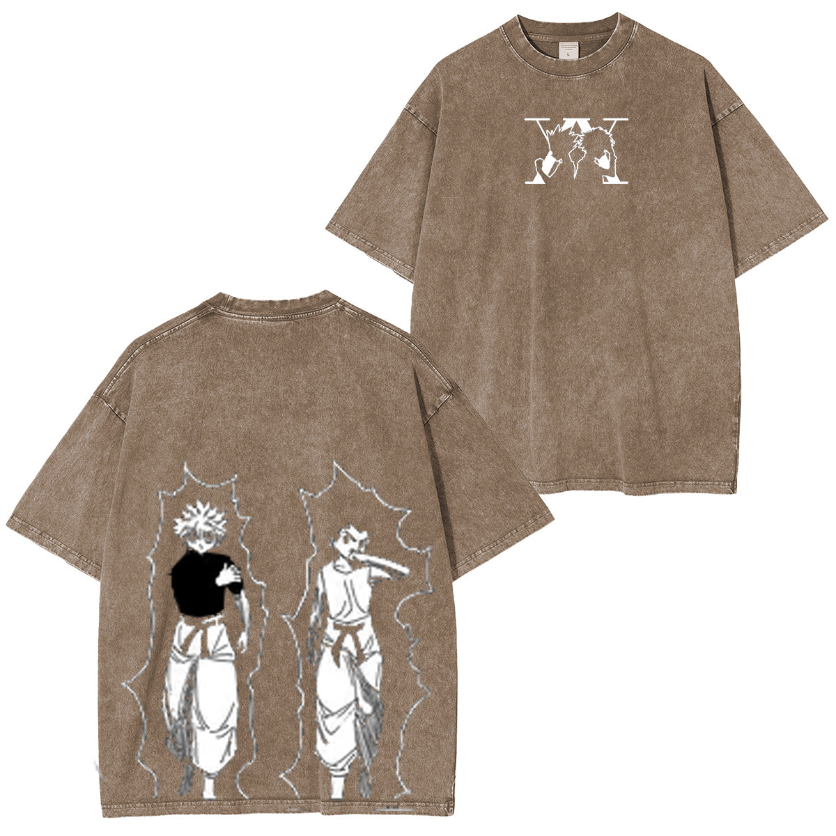 Camiseta Vintage Dúo Killua y Gon de Hunter x Hunter