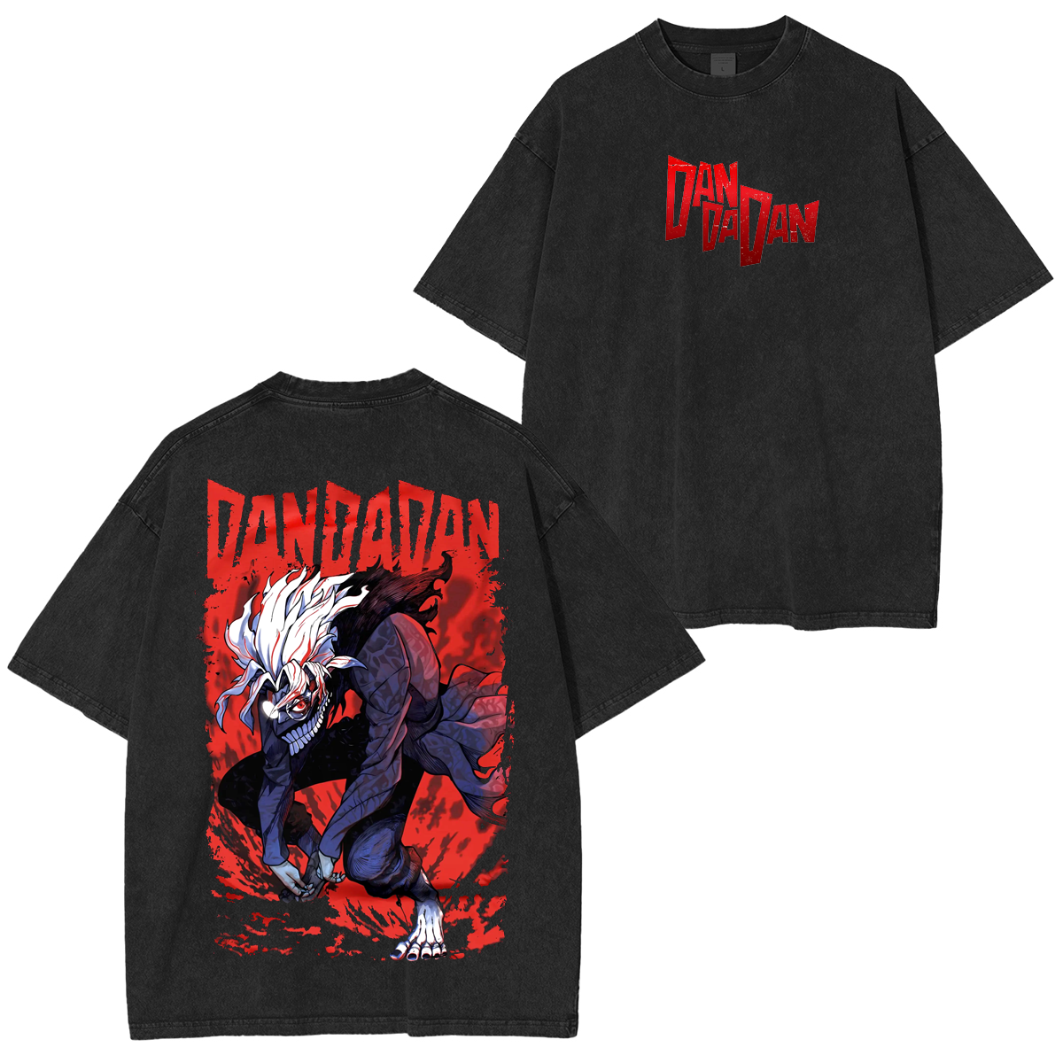 Camiseta Unisex Lavada Dandadan Anime