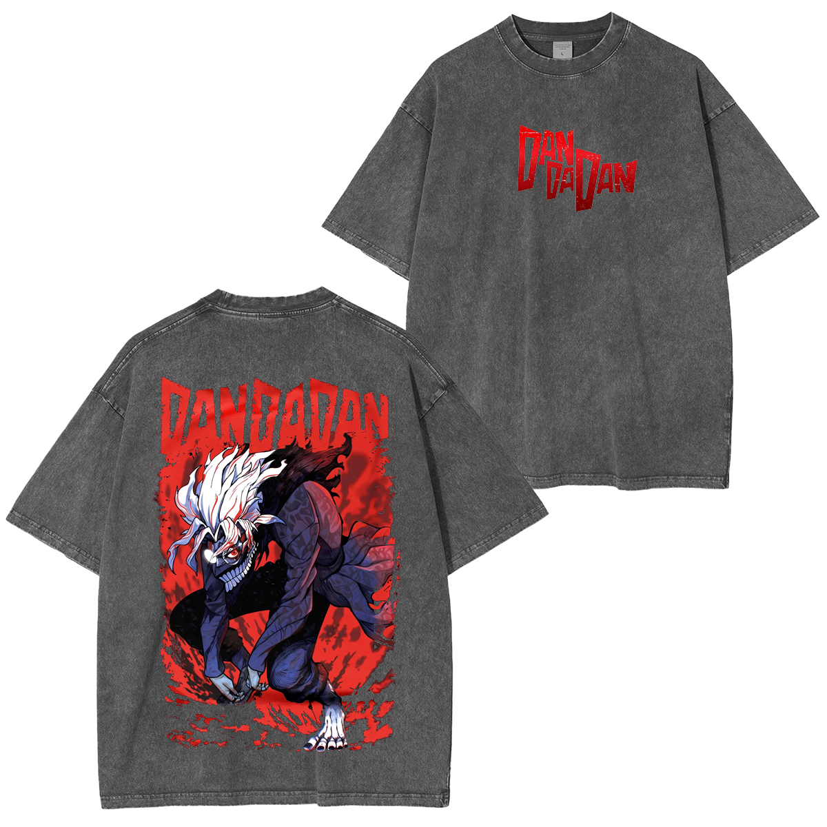 Camiseta Unisex Lavada Dandadan Anime