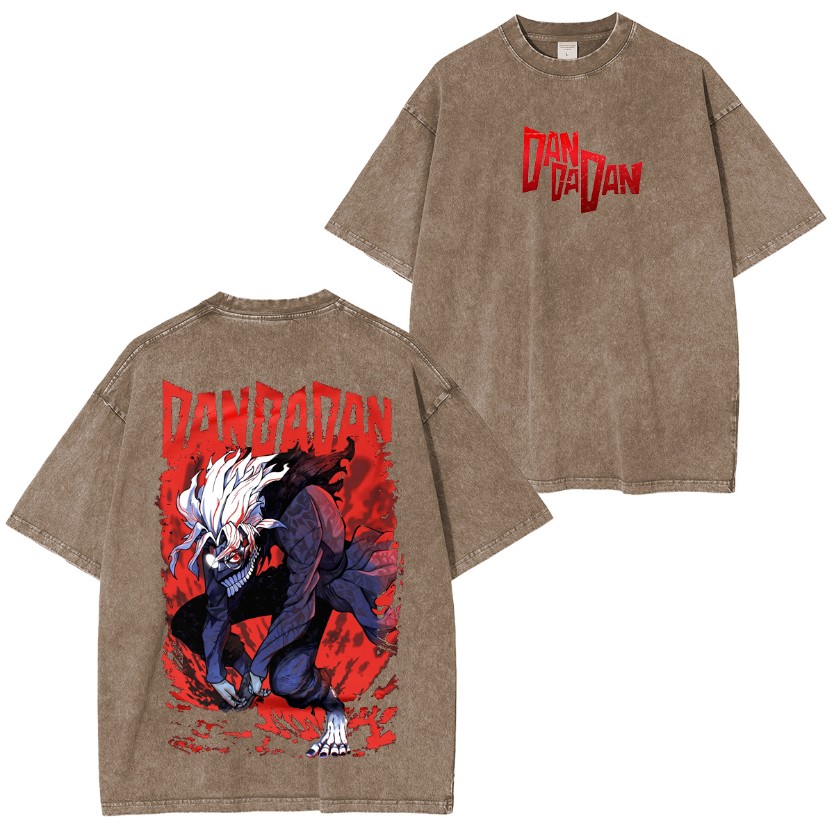 Camiseta Unisex Lavada Dandadan Anime