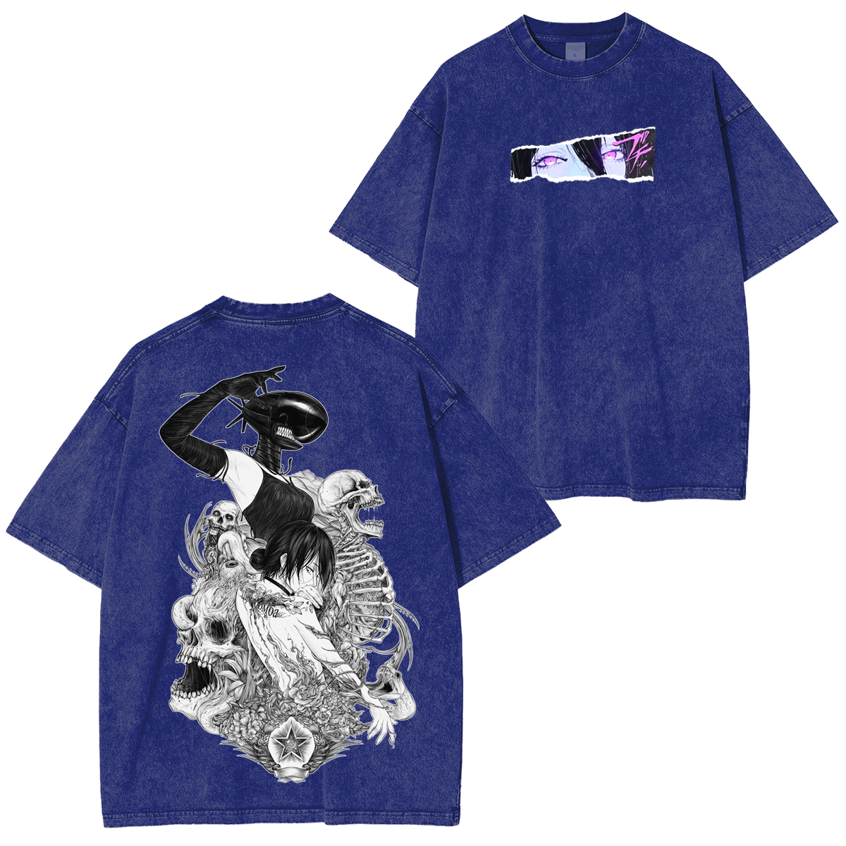 Camiseta unisex lavada de Chainsaw Man Reze Anime