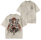 Demon Slayer Anime Unisex Washed T-Shirt