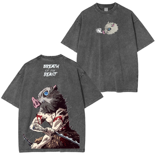 Camiseta vintage de Inosuke Hashibira