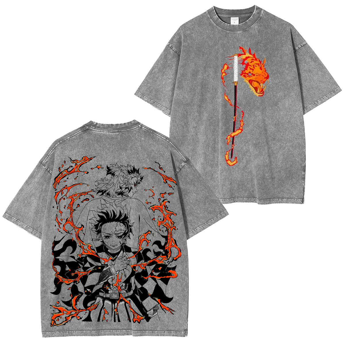 Camiseta vintage La llama de Rengoku nunca muere