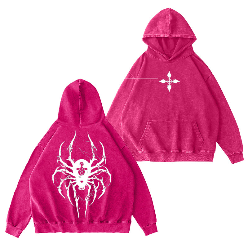 Sudadera con capucha lavada Chrollo Vintage