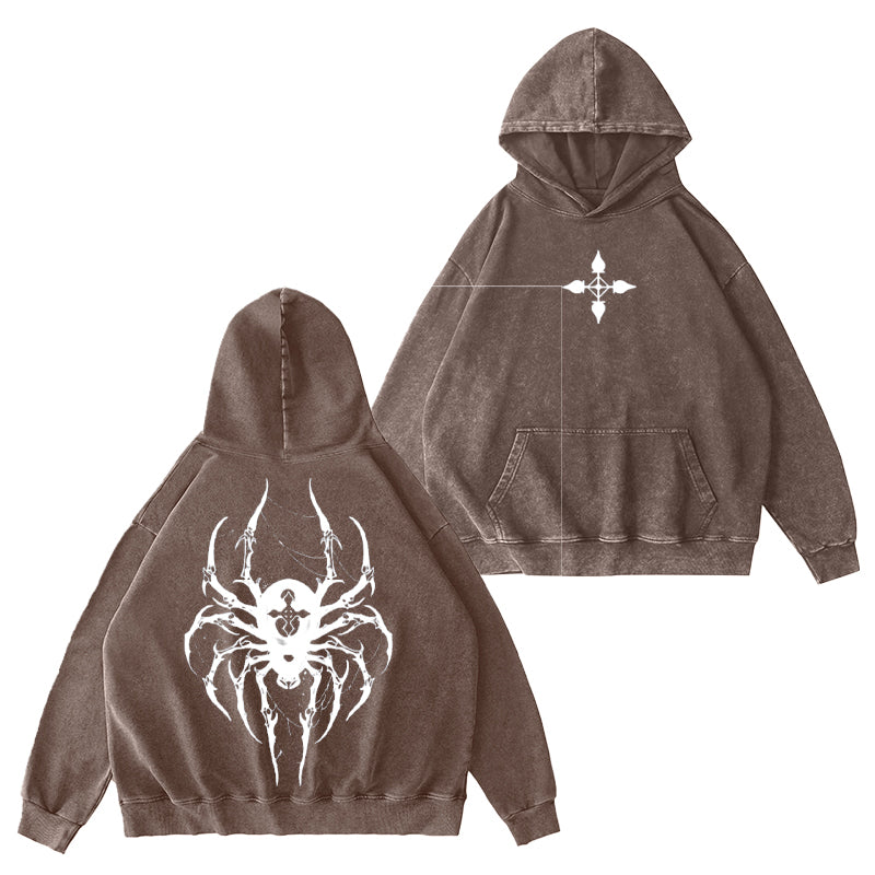 Sudadera con capucha lavada Chrollo Vintage