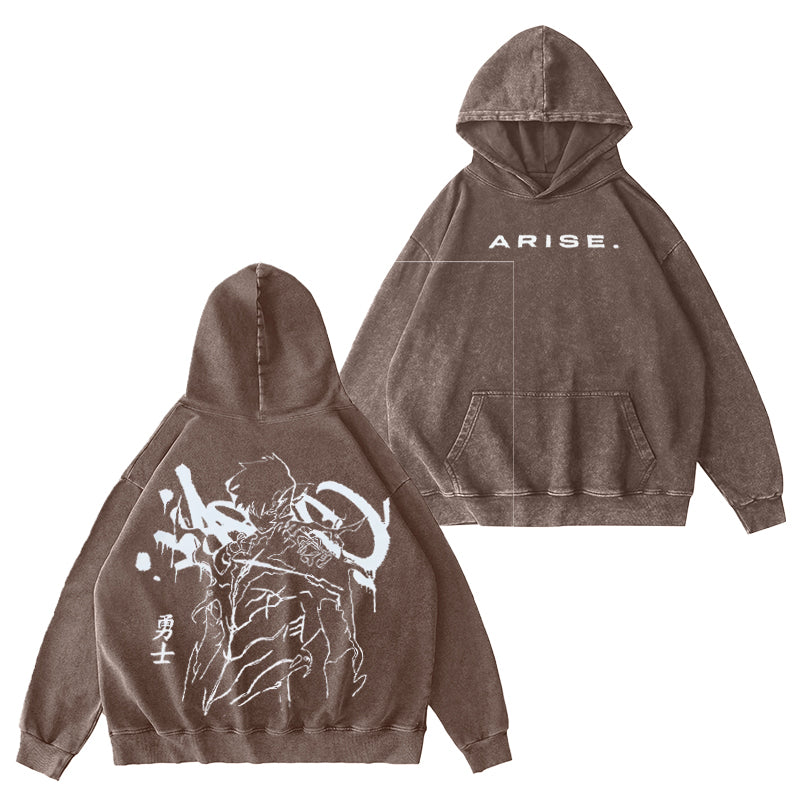 Sudadera con capucha Arise de aspecto vintage
