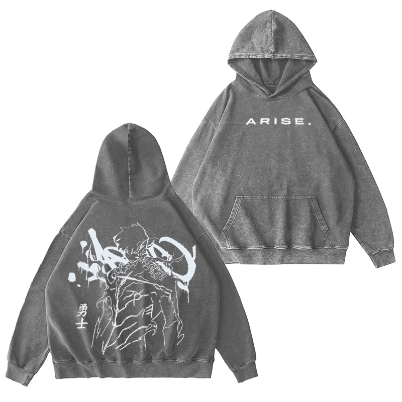 Sudadera con capucha Arise de aspecto vintage
