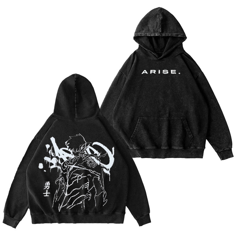 Sudadera con capucha Arise de aspecto vintage