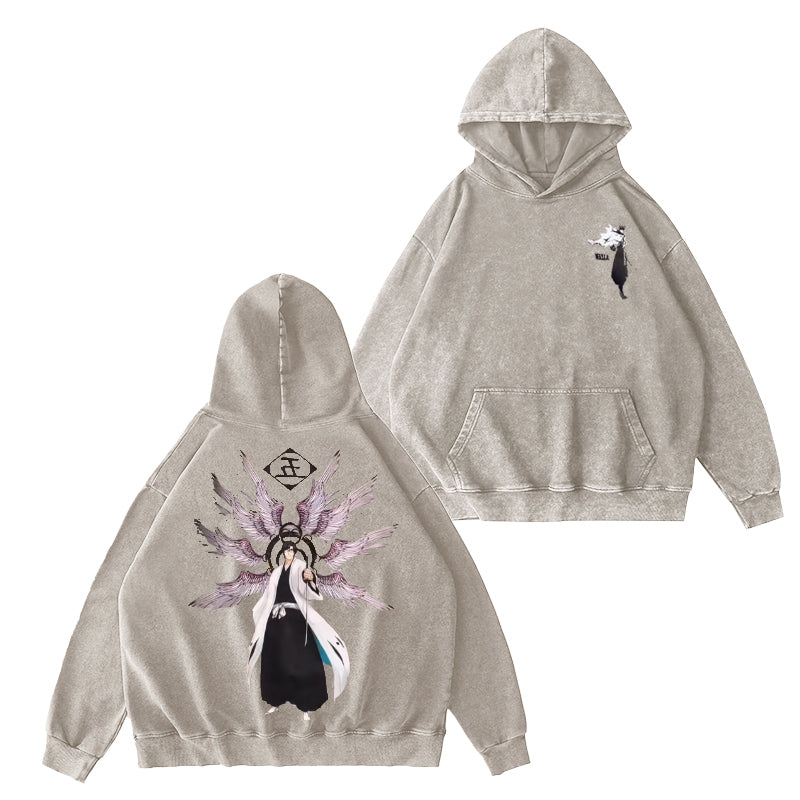 Bleach Vintage Washed Hooded Sweatshirt
