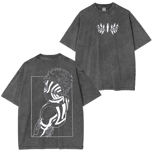 Akaza Limited TeeLuna Superior 3 Anime Camiseta Lavada Unisex