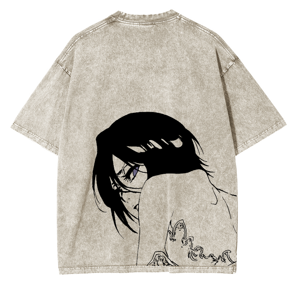 Bleach Rukia Anime Unisex Washed T-Shirt