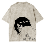 Bleach Rukia Anime Camiseta Lavada Unisex