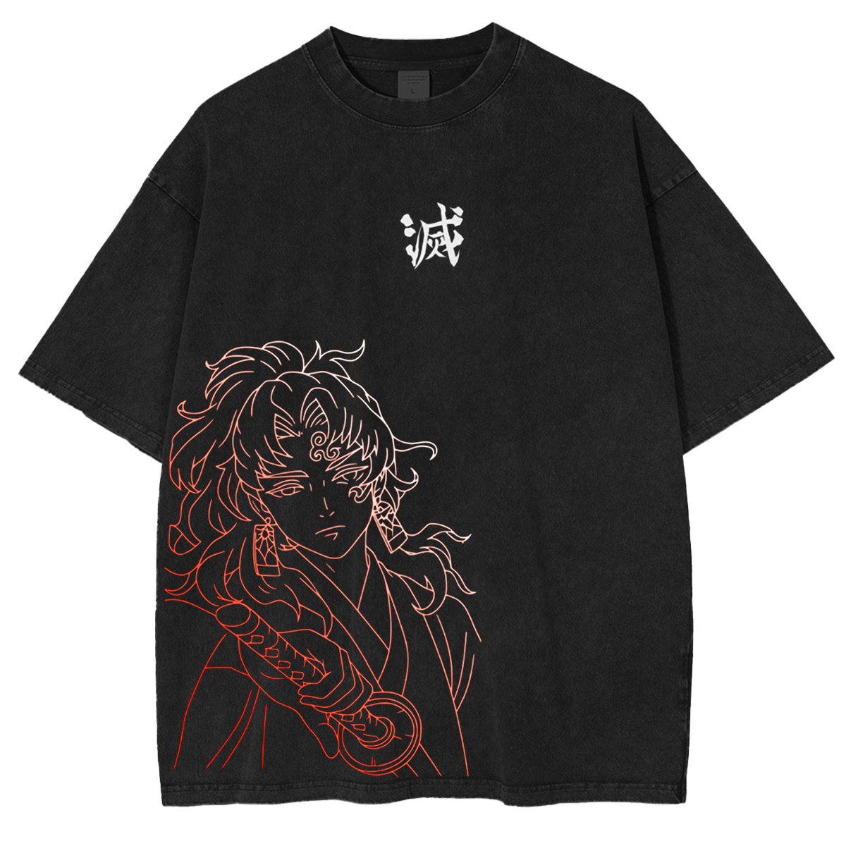Demon Slayer Anime Unsiex Washed T-Shirt