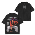 T-shirt délavé unisexe Yoruichi Vintage, manga Bleach