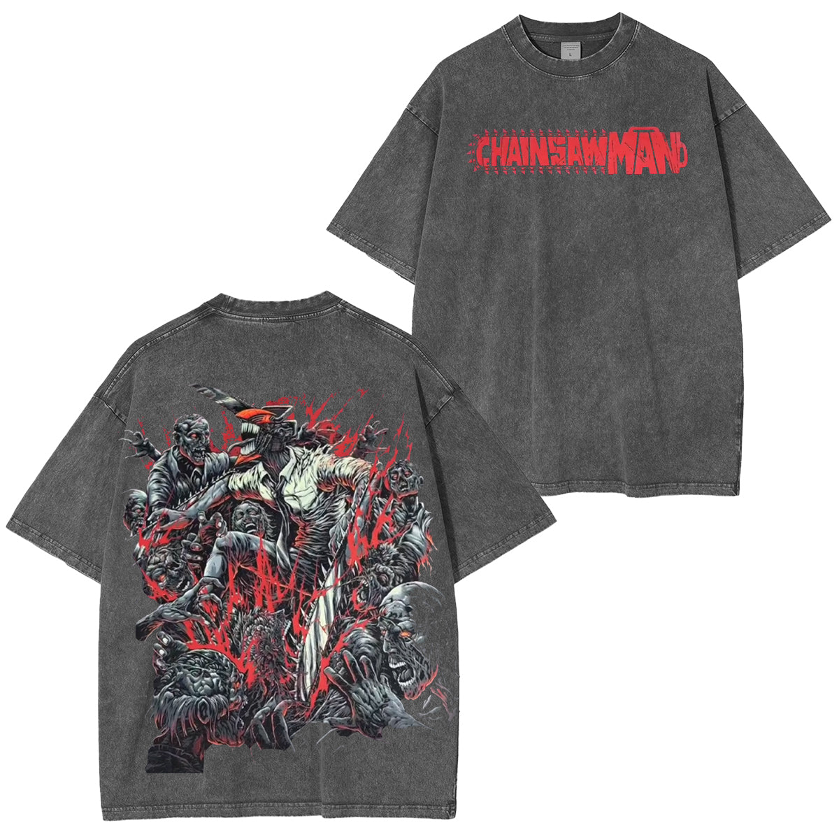 Camiseta vintage de Chainsaw Man