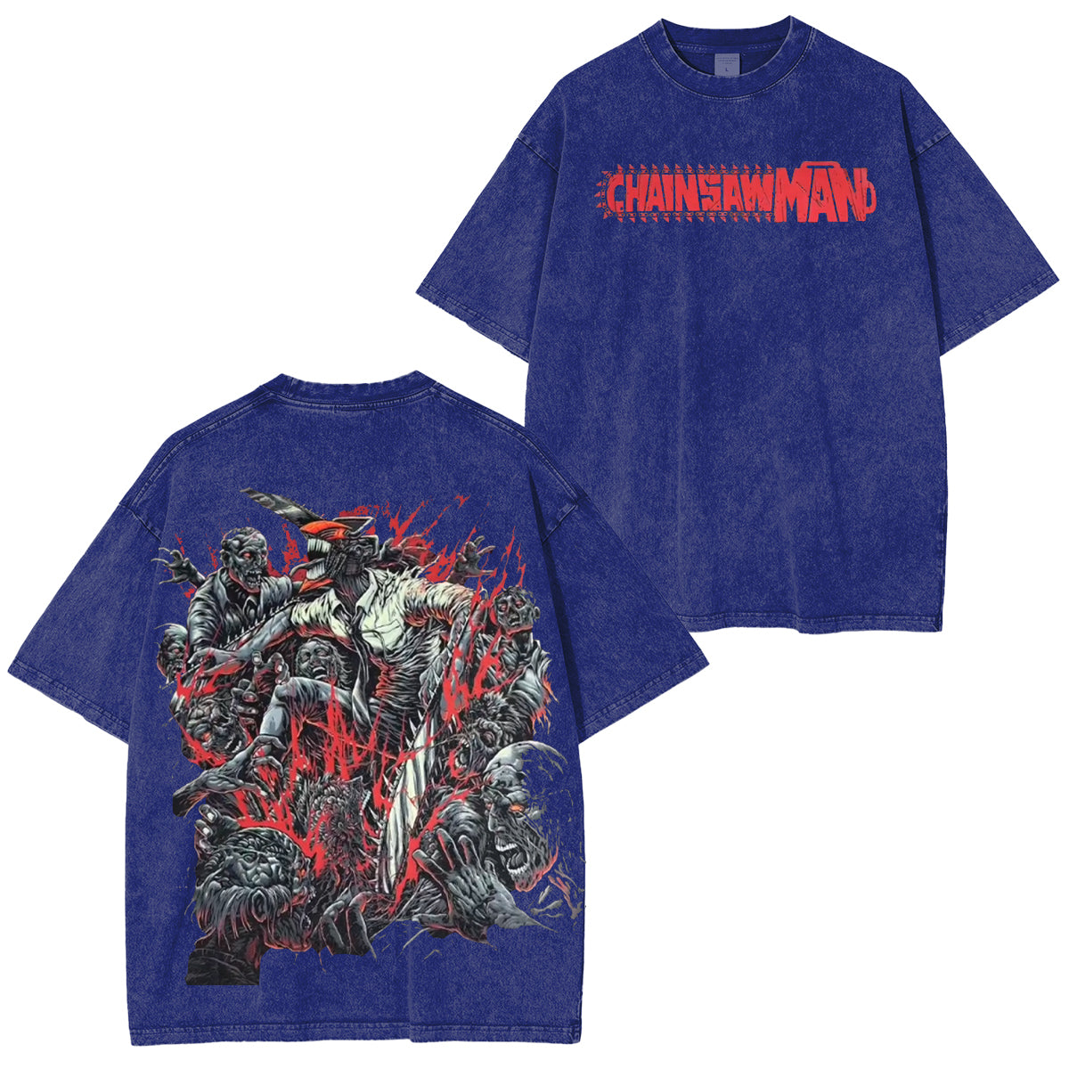 Camiseta vintage de Chainsaw Man
