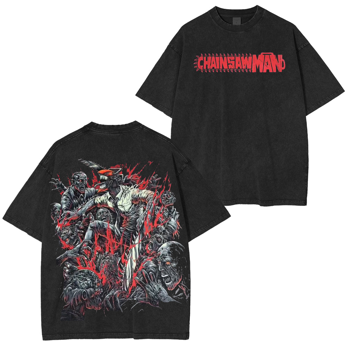 Camiseta vintage de Chainsaw Man