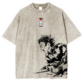 T-shirt Unisexe Délavé Anime Demon Slayer