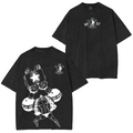 Camiseta lavada unisex de anime de una pieza retro Franky Superrr
