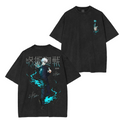 Camiseta Lavada Unisex Satoru Gojo Anime