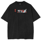 T-shirt unisexe délavé Tanjiro Kamado, Demon Slayer Anime