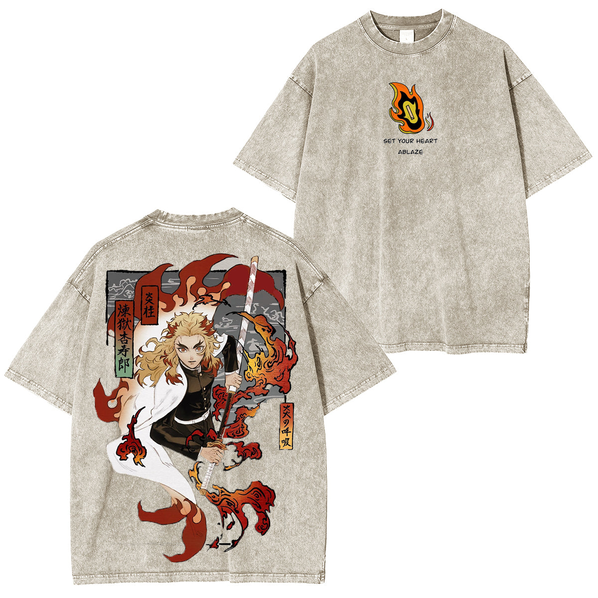 Regoku Demon Slayer Vintage Tee