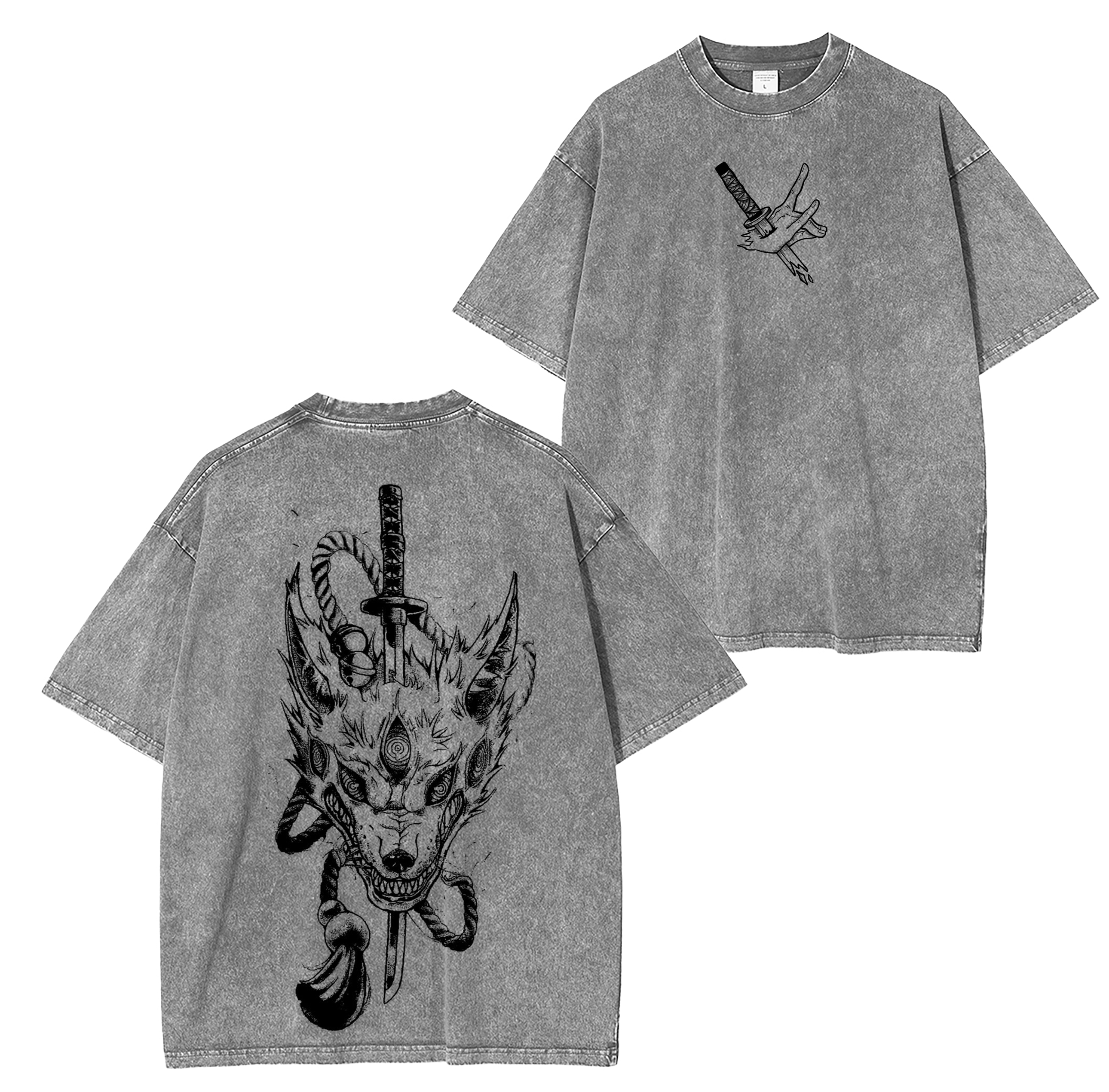 Camiseta unisex lavada de Chainsaw Man Anime