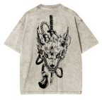 T-shirt Unisexe Délavé Chainsaw Man Anime