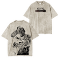 Camiseta lavada unisex de Chainsaw Man Anime