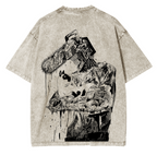 Camiseta lavada unisex de Chainsaw Man Anime