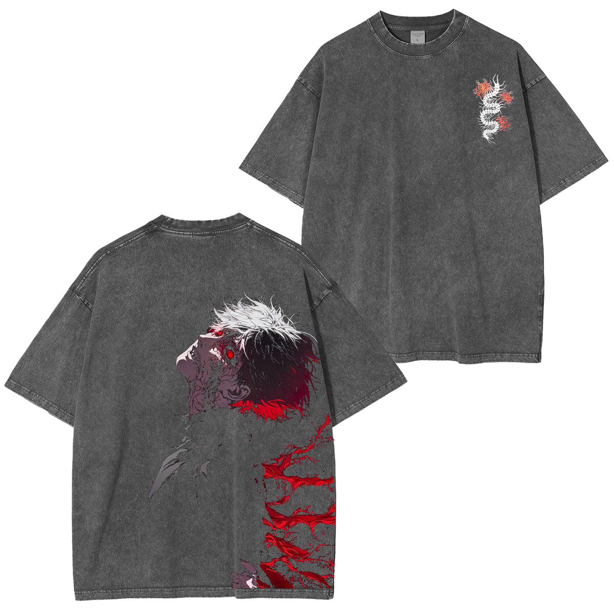 Camiseta vintage de Ken Kaneki de Tokyo Ghoul