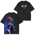 Akaza, camiseta vintage de Demon Slayer