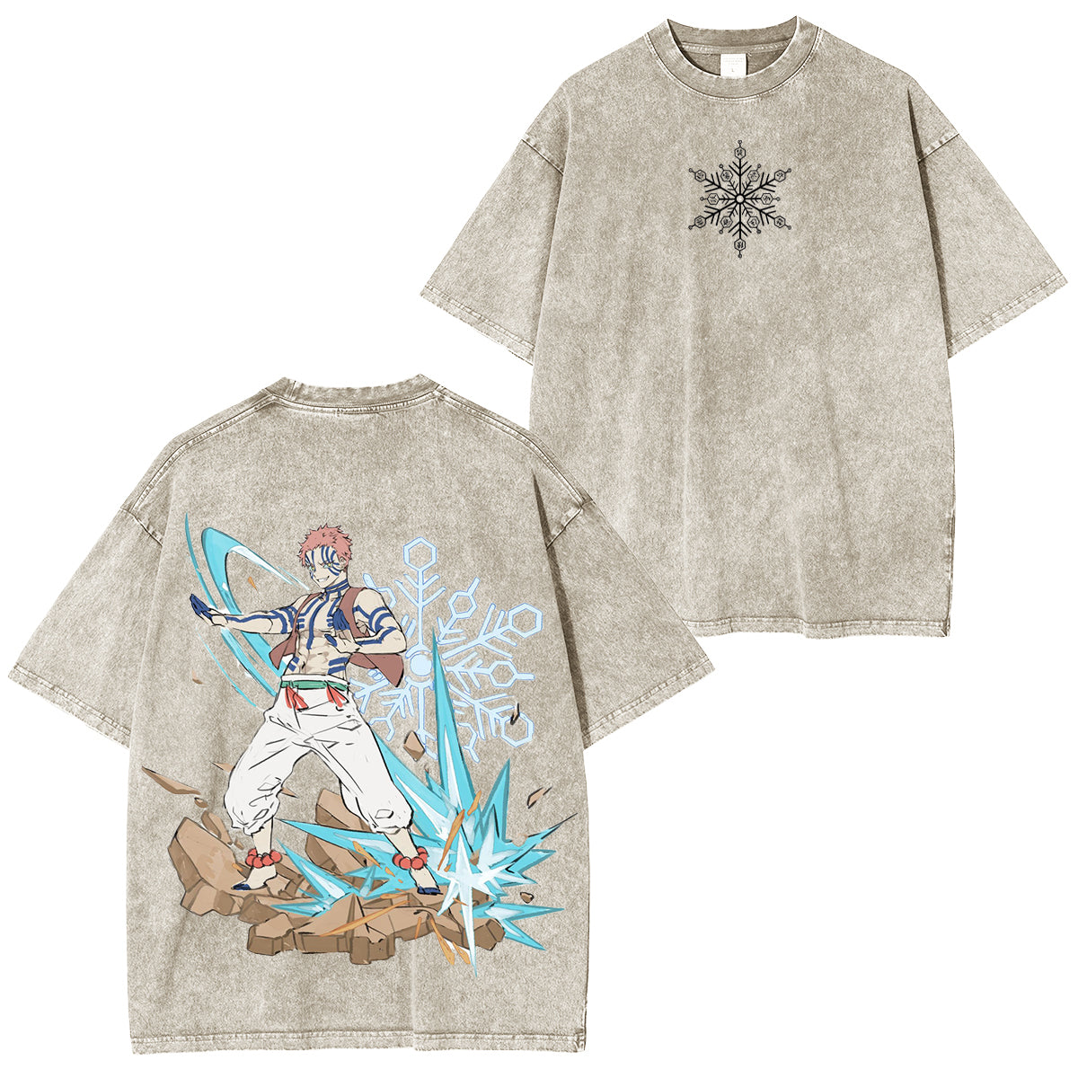 Akaza,Demon Slayer Vintage Tee