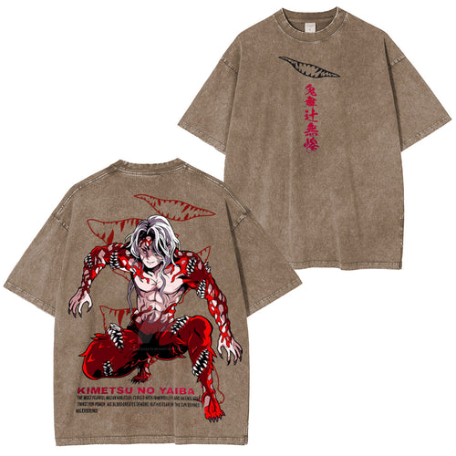T-shirt vintage Muzan Kibutsuji Demon Slayer