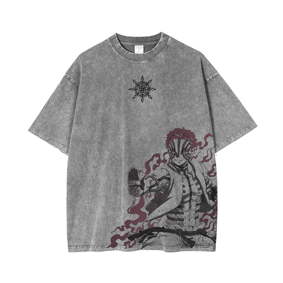 Akaza,Demon Slayer Vintage Tee