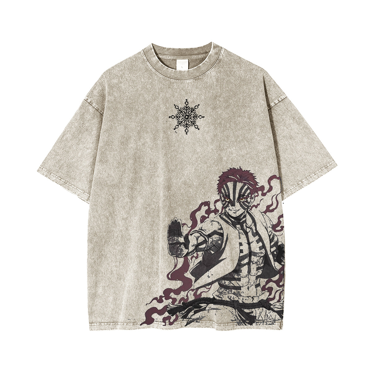 Akaza,Demon Slayer Vintage Tee