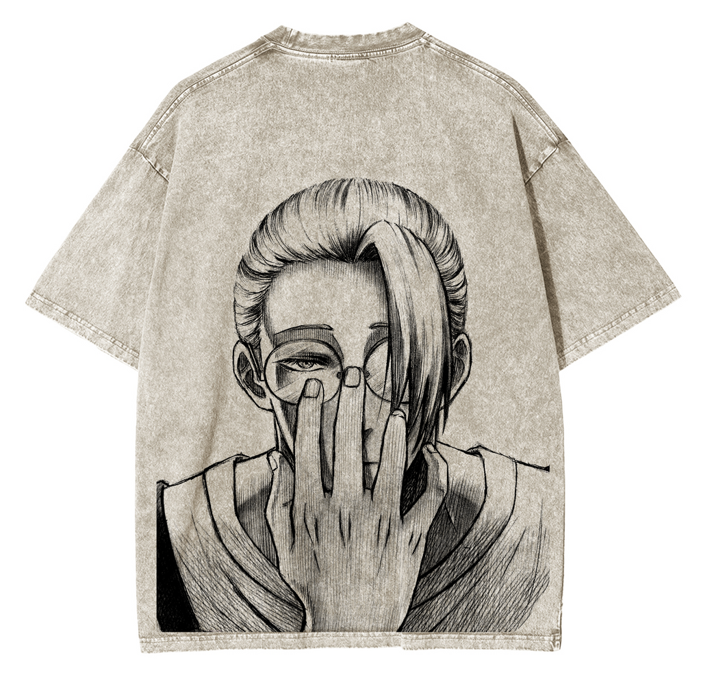 T-shirt unisexe délavé Sakamoto Days Anime