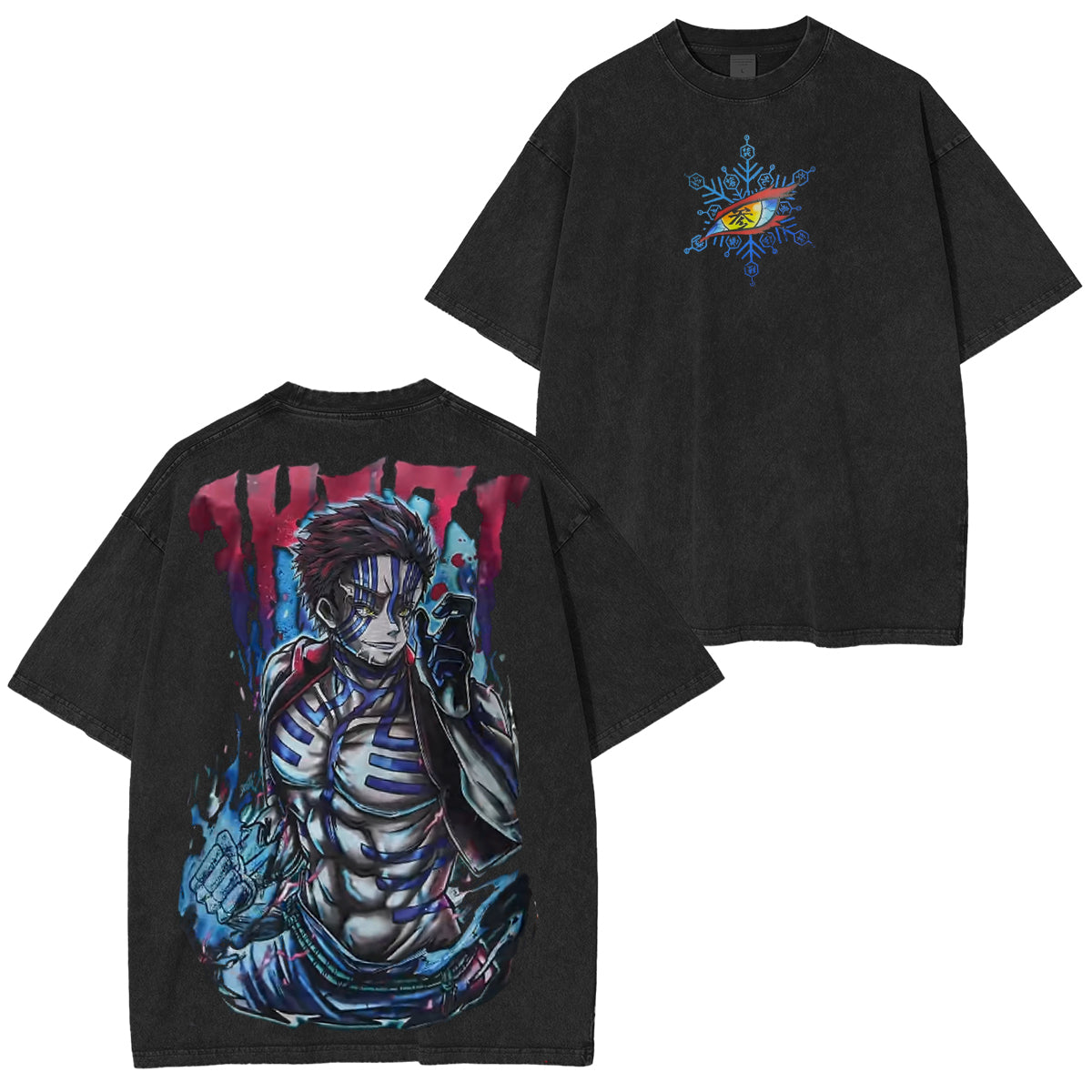 Akaza Demon Slayer Vintage Tee