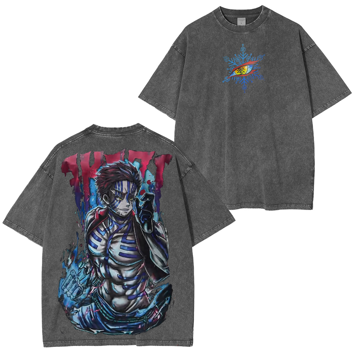 Akaza Demon Slayer Vintage Tee