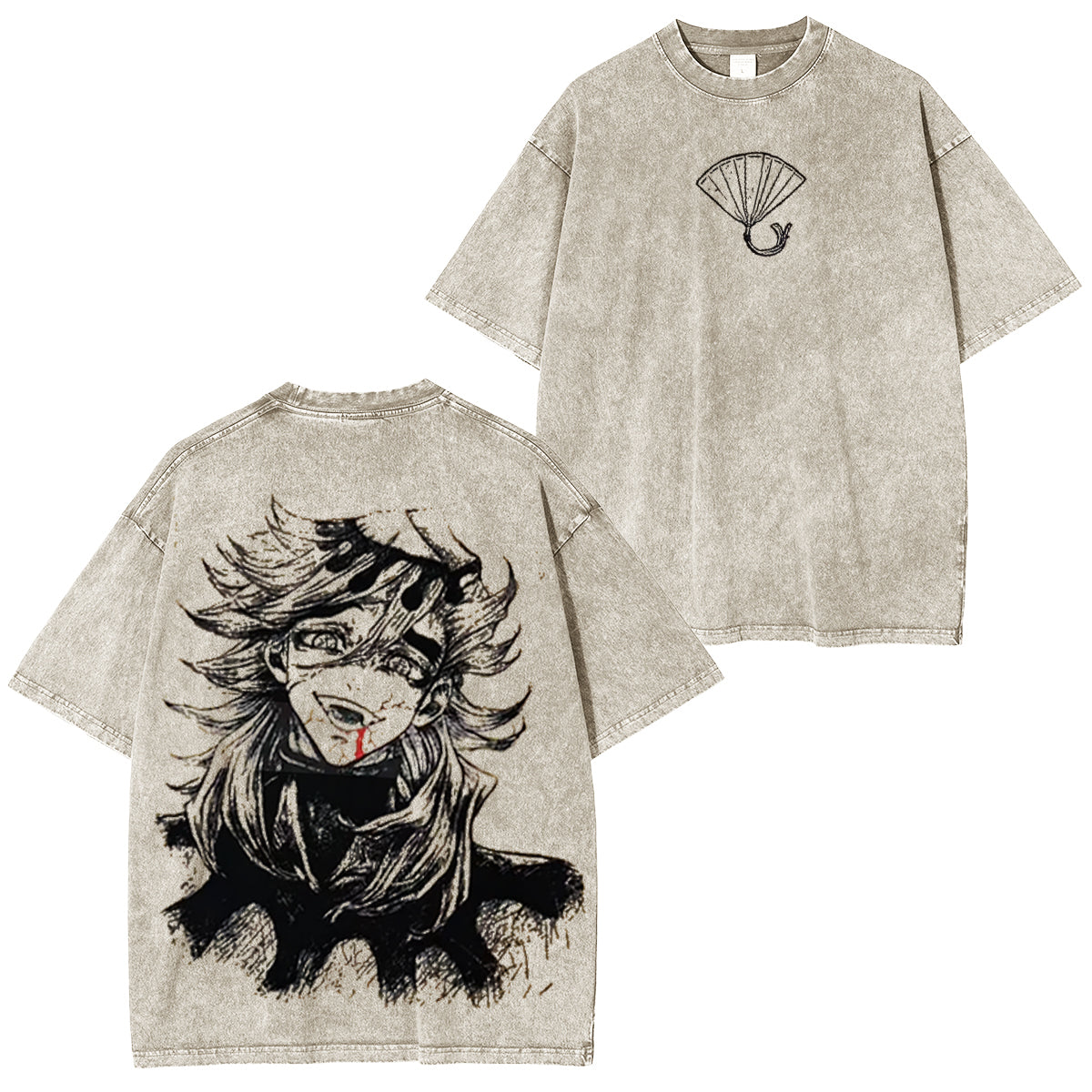 Douma Demon Slayer Washed T-Shirt
