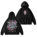 Embrace Akaza's power Washed Hooded Sweatshirt
