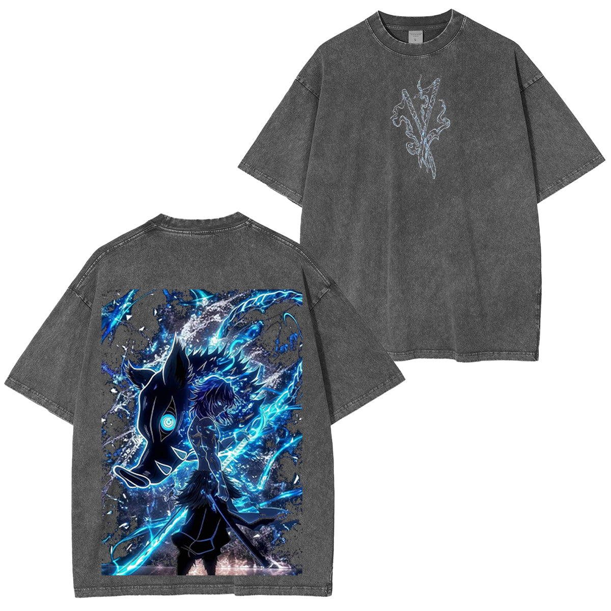 Inosuke,Demon Slayer Vintage Tee