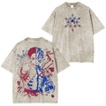 Akaza x Koyuki Demon Slayer Unsiex Washed T-Shirt