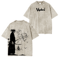 Camiseta unisex lavada Miyamoto Vagabond Manga