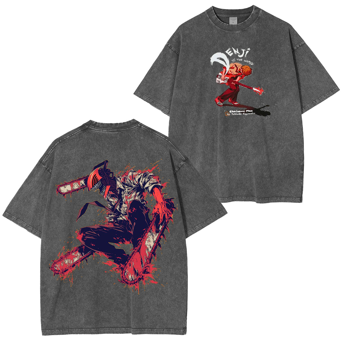 Camiseta vintage de Chainsaw Man