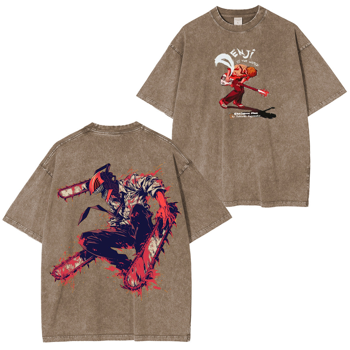 Camiseta vintage de Chainsaw Man
