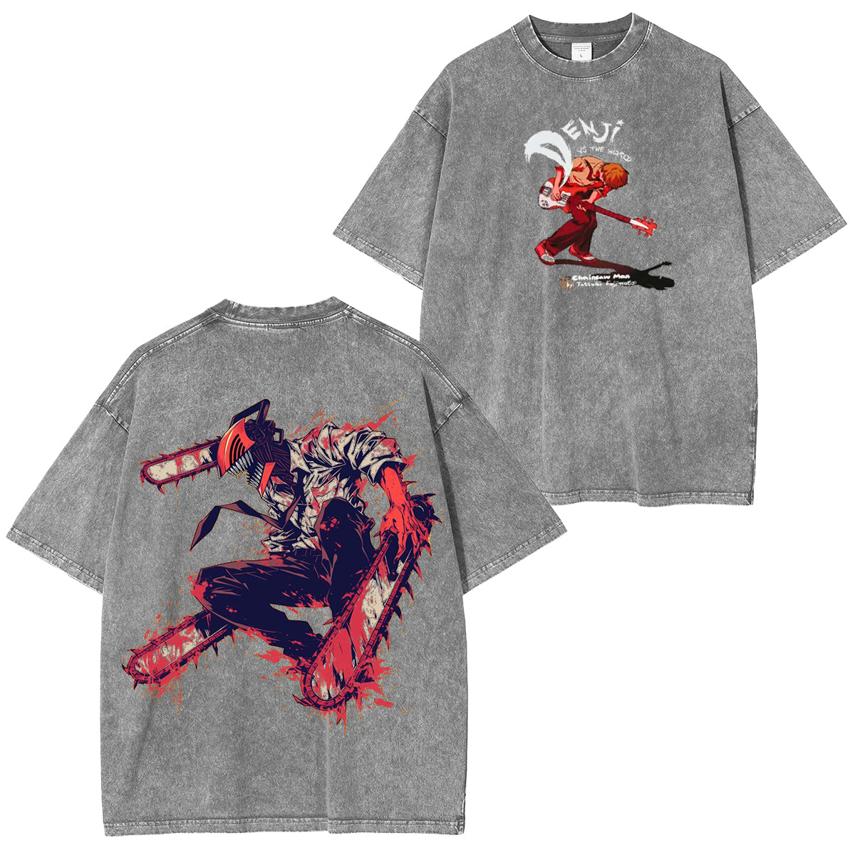 Camiseta vintage de Chainsaw Man