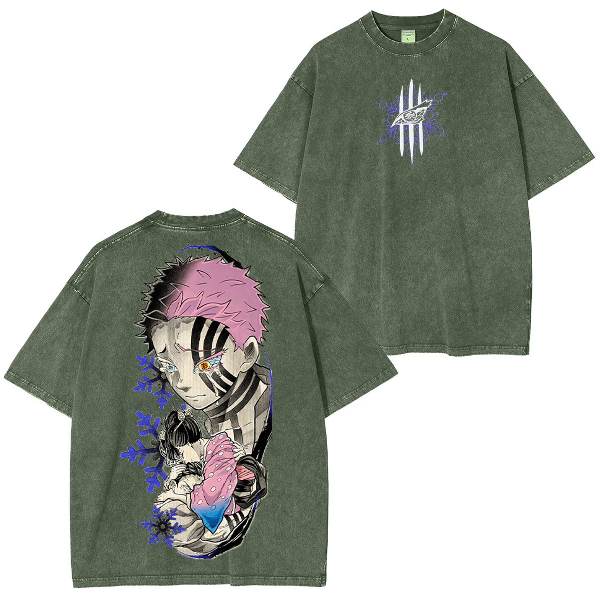 Akaza,Demon Slayer Vintage Tee